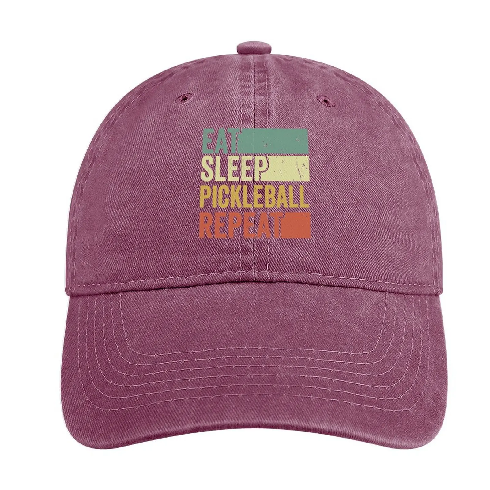 

Eat Sleep Pickleball Repeat Cowboy Hat Sun Hat For Children Fashion Beach western hats Girl'S Hats Men'S