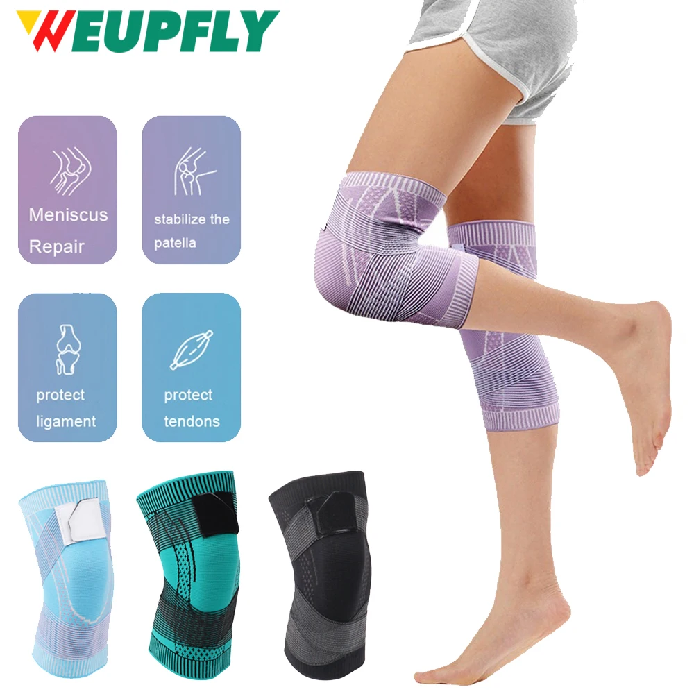 

1Pcs Knee Compression Sleeve Knee Wrap for Arthritis, Meniscus Tear, Joint Pain Relief Knee Brace Support for Men & Women