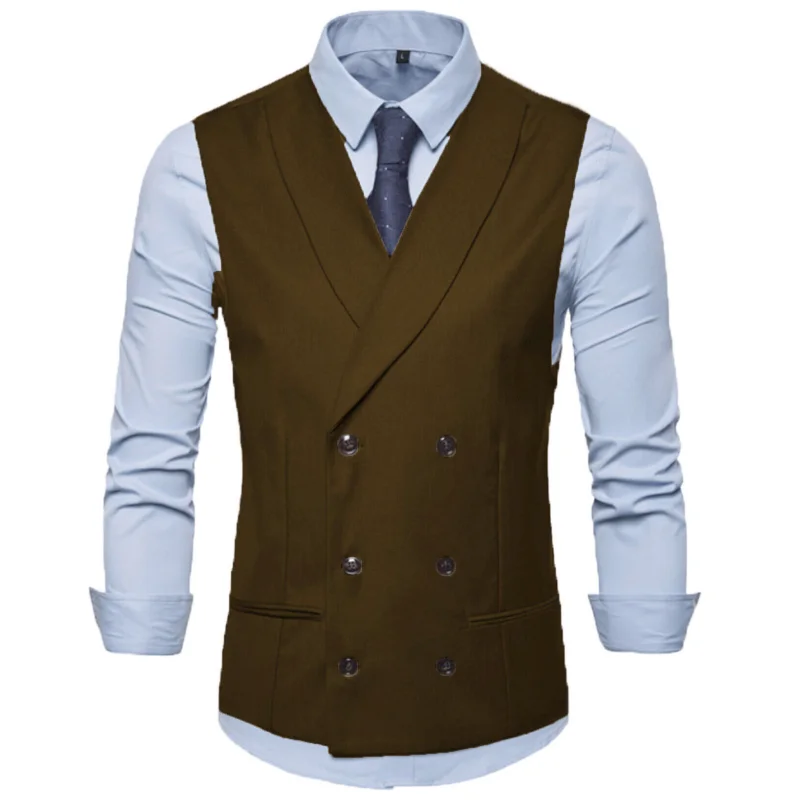 Gilet Slim à Double Bouton pour Homme