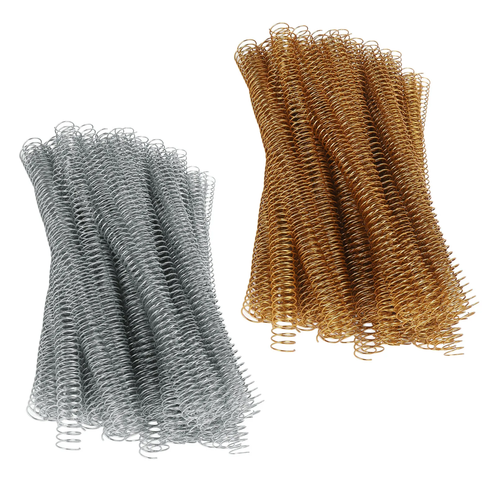 100개 스파이럴 바인딩 코일 170매 용량 스파이럴 바인딩 코일 19mm 직경 48개 톱니 4:1 피치 세트 키트 A4용