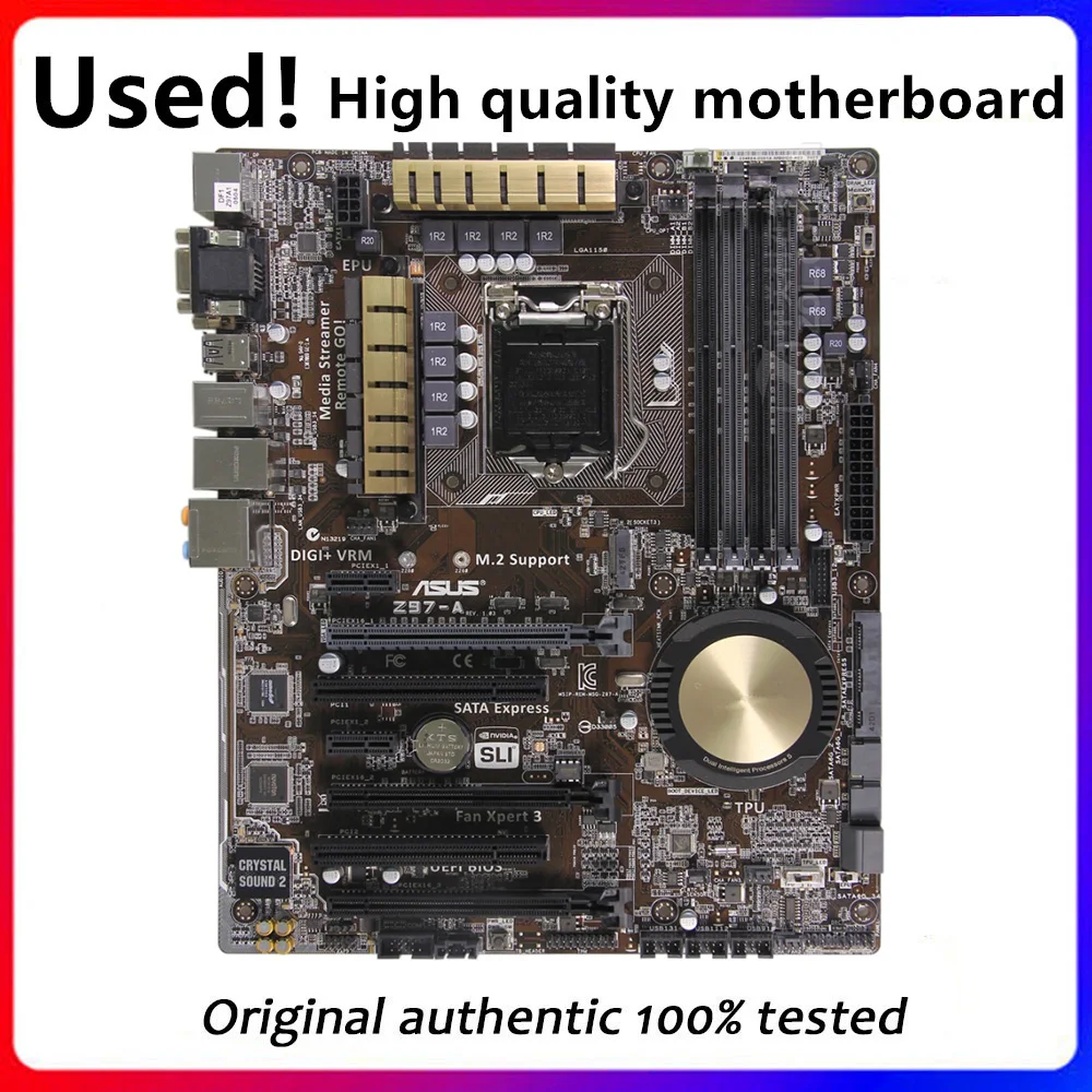 Z97AForAsusZ97ADesktopMotherboardZ97LGA1150ForCorei7i5i3