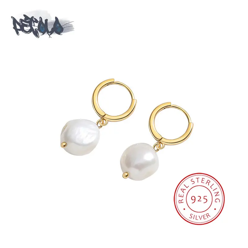 

Женские винтажные серьги-подвески из серебра 925 пробы, с жемчугом
