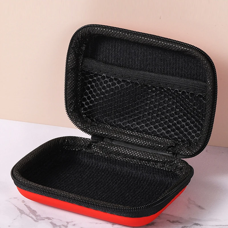 Sundries Travel Storage Bag Charging Case for Earphone Package Zipper Bag Portable Travel Cable Organizer Electronics Cosmetic