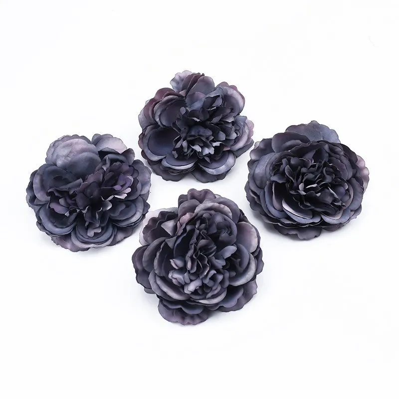 5/10Pcs Künstliche Blumen Europäischen Pfingstrose Köpfe Hochzeit Braut Hause weihnachten garten Zubehör Diy Scrapbooking Hohe qualität – Detail 24