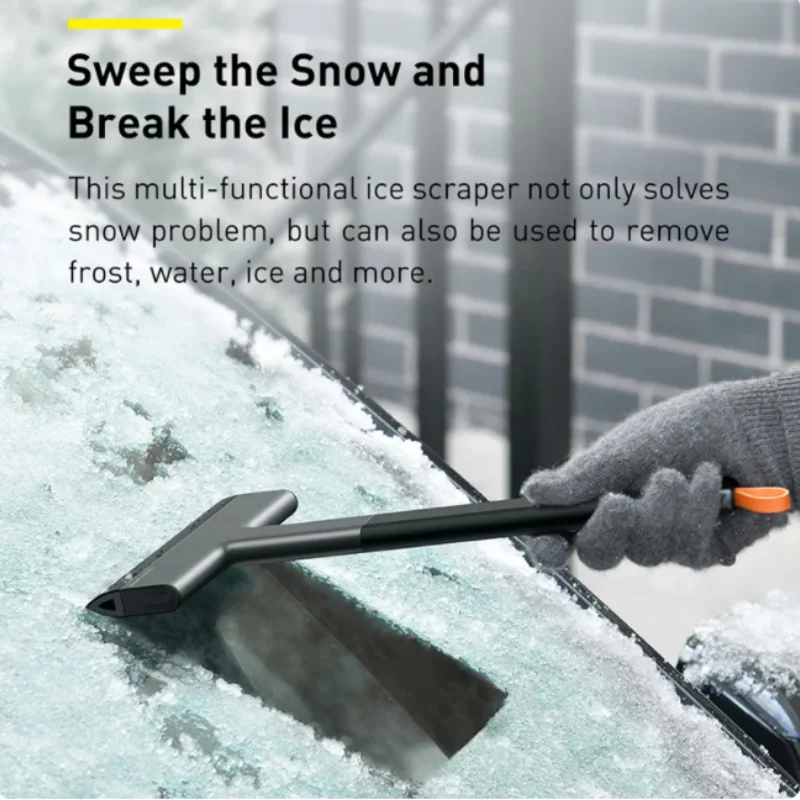 Car Snow Removal Shovel, Front Windshield, Window Glass, Ice Scraping  Shovel, Snow Sweeping Tire, Clear Stone Hook, Dual-purpose Snow Removal Tool