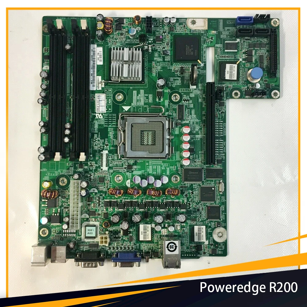 Server Mainboard For Dell Poweredge R200 Ty019 0Fw0G7 9Hy2Y Motherboard Fully Tested