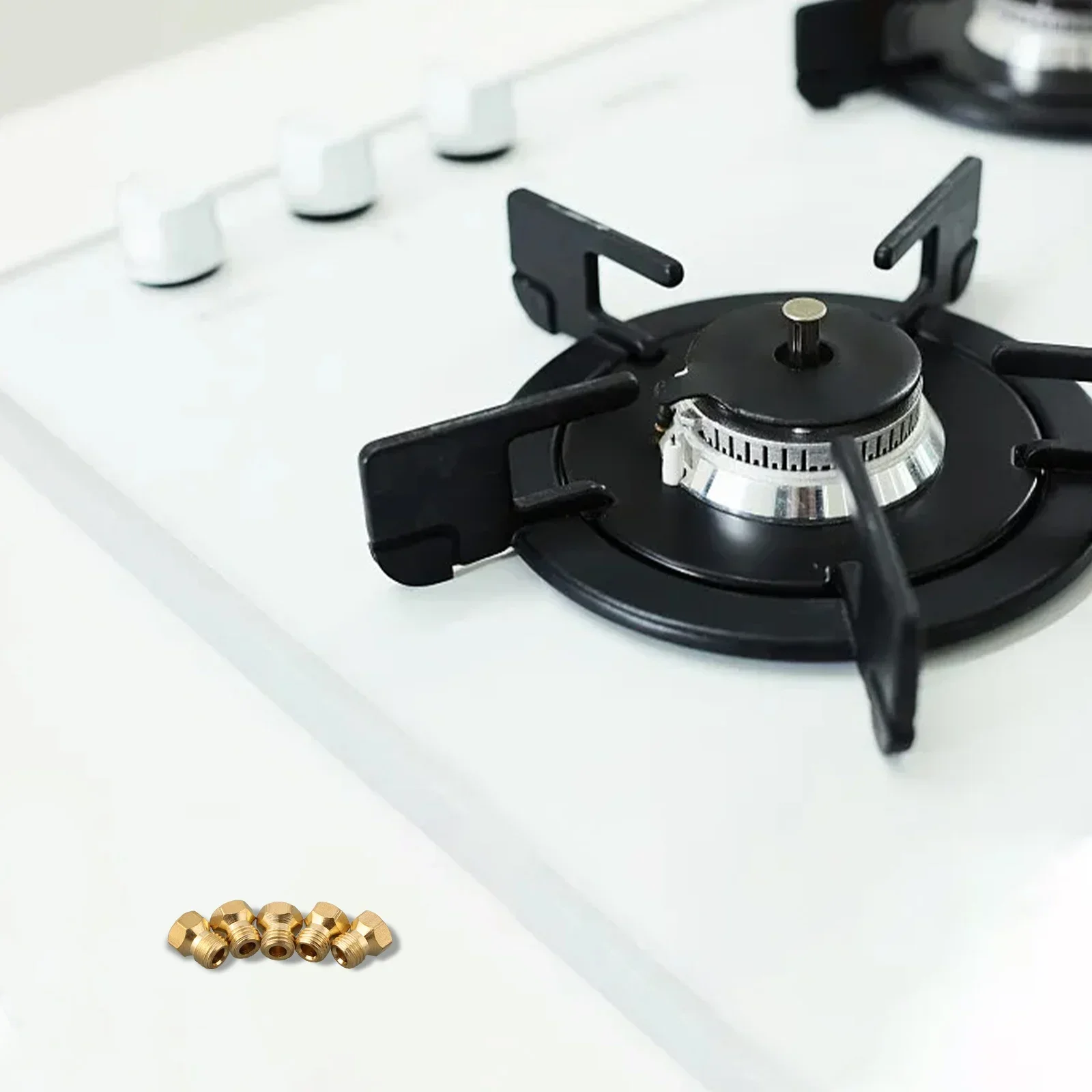 5PCS Burner Gas Natural Gas Hob For LPG Conversion Kit Jets Nozzles Injectors Set Home Improvement Heating Cooling