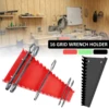 2Pcs Wrench Organizer Wrench Storage Rack Plastic Spanner Tools Holders Wrench Holder Wrenches Keeper for 5mm to 27mm Wrench 5