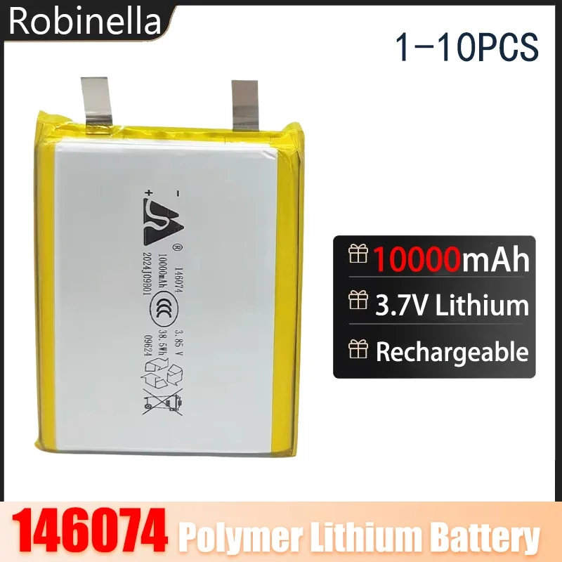 3.7V 10000mAh 146074 Batteria ai polimeri di litio Batterie ricaricabili ai polimeri di litio per Power Bank Strumenti di bellezza fai da te Laptop - Image 3