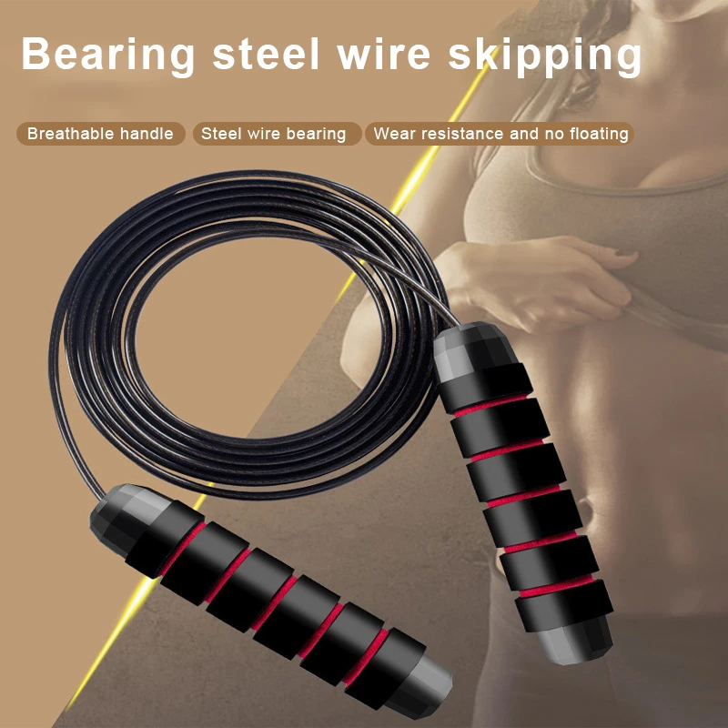Jump Rope Tanglefree Rapid Speed Jumping Rope Cable With Ball Bearings