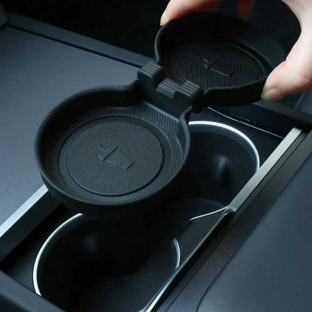 

Water Cup Mat For Tesla Highland 2024 Waterproof Anti-Slip Central Control Cup Mat Car Interior Accessories