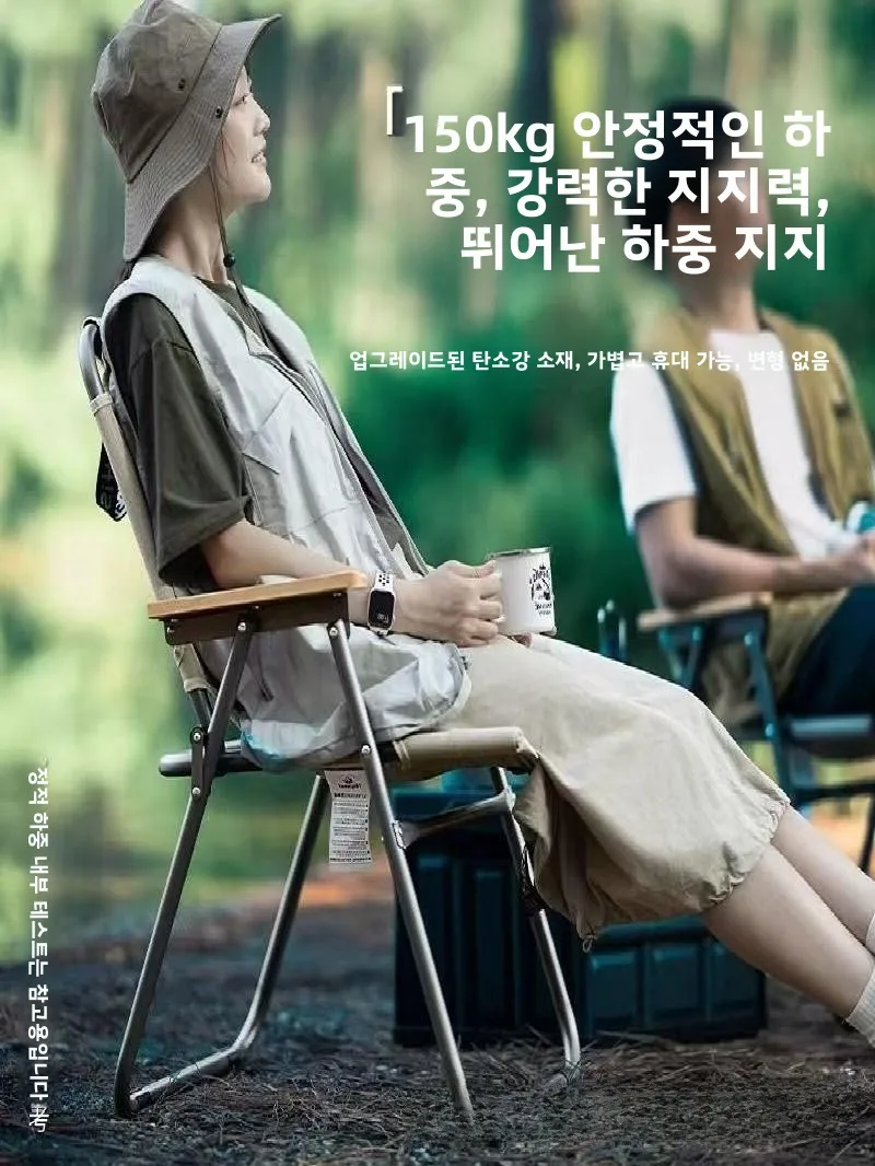 2026년형 뉴 라운드 튜브 키티 의자 야외 캠핑 비치 다이닝 휴대용 의자 낚시 의자 심플 스타일 방수 낮은 등받이