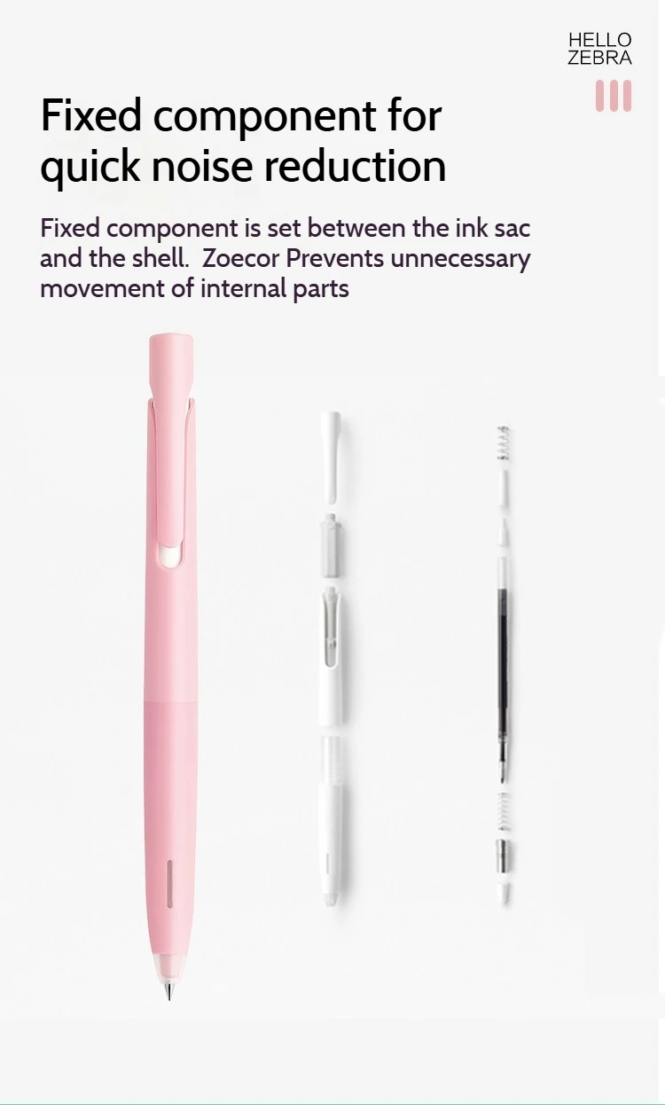 ZEBRA ZZJ66 Blen Limited Gelstifte, Macaron Anti-Vibrationsstift 0,5 schnell trocknend, niedriges Schwerpunkt, japanisches Schreibwarenzubehör – Detail 5