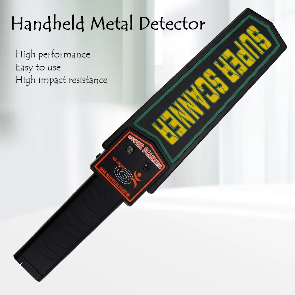 GM09 Handheld Metal Detector Vibration Acoustooptic Detector Security Scanning High Precision Detector