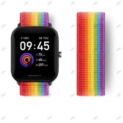 Nylon Loop Sport Strap, 20mm/22mm Watch Band - 22mm watch band (39 Rainbow colors)