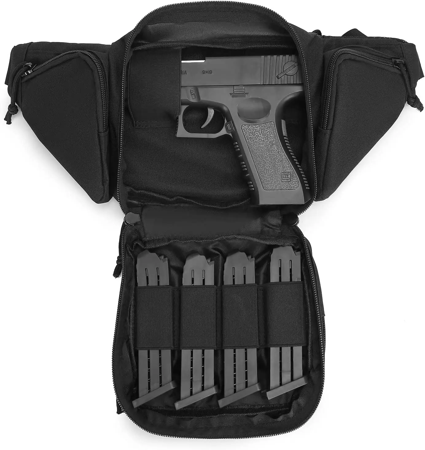 Tactical Gun Waist Bag Holster Chest Training Hiking Shooting Hunting Pistol Pouch Bag Airsoft Paintball Combat Bags pistol holster,gun holster,gun bag,gun accessories,hunting holster,gun holster fanny pack