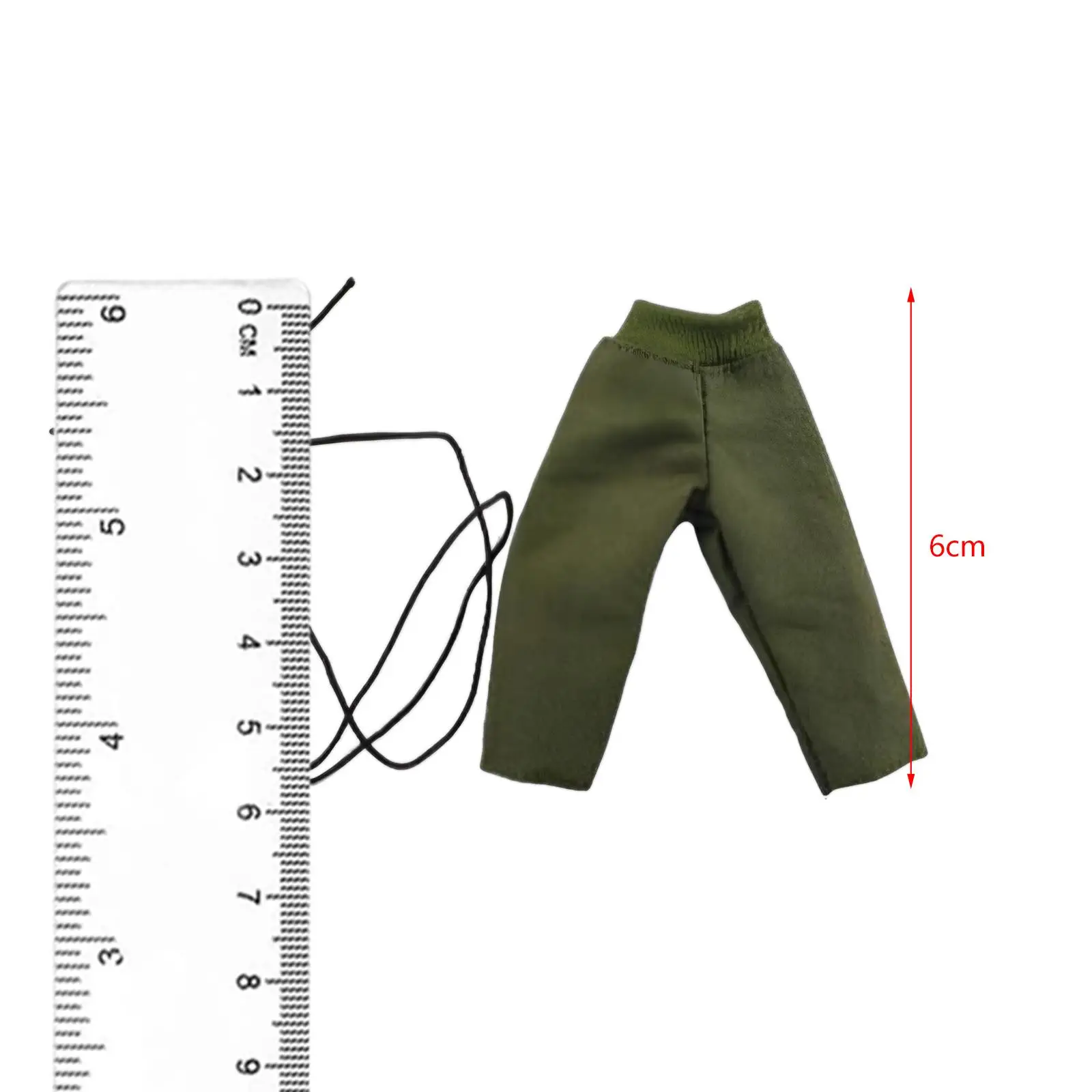 1:18 Scale Men's Lounge Pants Mini Wide Leg Long Pant Athletic Male Figure Pants Costume for 3.75'' Action Figures Accessory