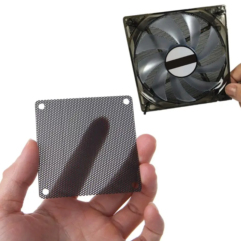 

PC Cooler Fan Dust Filter Mesh PVC Speaker Computer Fan Grills for Case Cover 7c