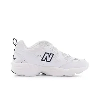 New Balance NB 608 V1 Chaussures décontractées basses confortables d'inspiration rétro à bout rond pour femme en blanc WX608WT(B) 2