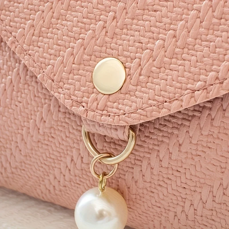 Borsa a tracolla da donna con perline e tracolla regolabile_voghion.com