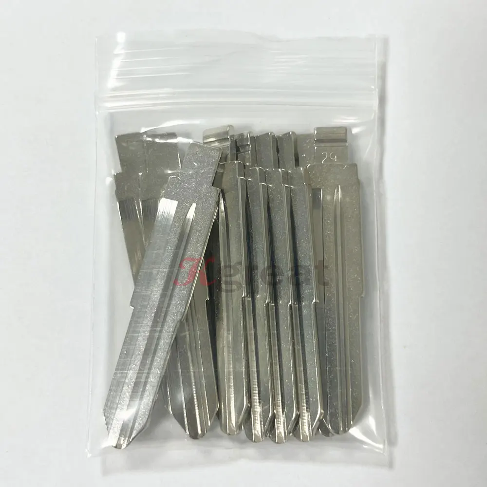 KD Key Blade 29# 10pcs HYN7R Metal Uncut Blank Flip Remote Key Blade for Keydiy KD Xhorse VVDI for Hyundai SONATA MOINCA KIA