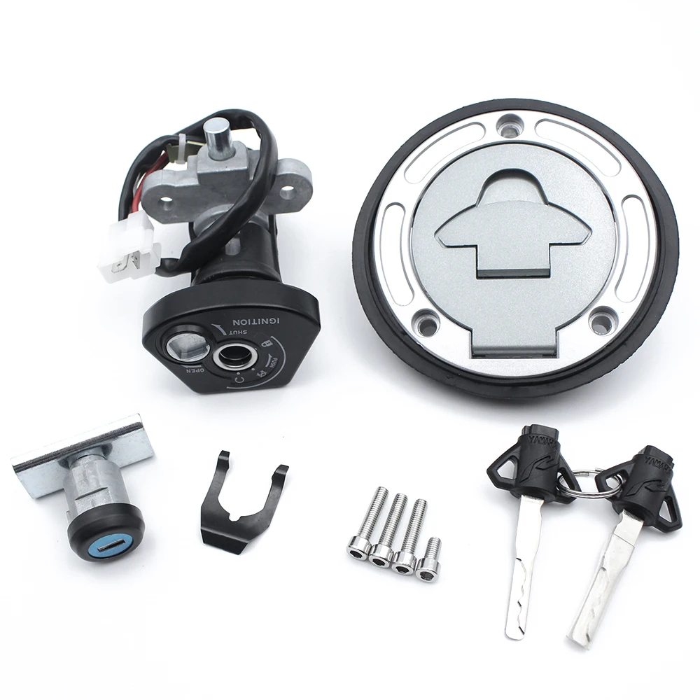 

For Yamaha R15 MT15 MT-15 M-slaz V3 2017-2021 12V Motorcycle Ignition Gas Cap Fuel Tank Cover Seat Lock Key Set
