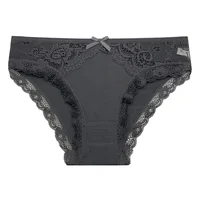5 pièces/ensemble nouveauté taille basse dames Sexy dentelle culotte caleçon culotte pour femmes Lingerie coton slips 4