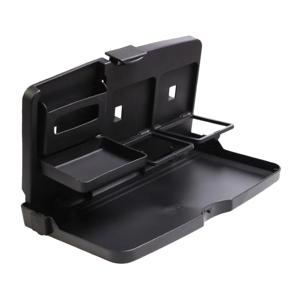 

Car Tray Table Beverage Holder Seat Organizer Dinner Plate Cup Drink Auto Folding