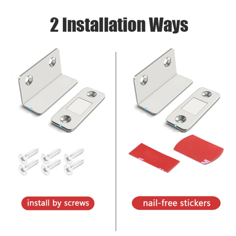 Cabinet Magnetic Door Catch Ultra-Thin Magnetic Catch Closer