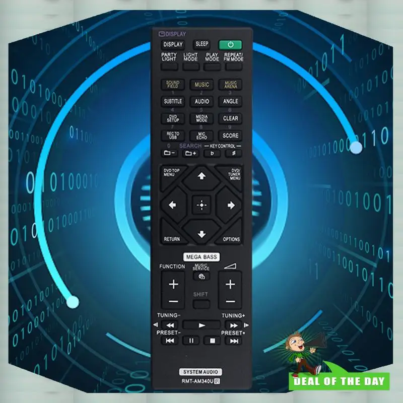 MHC-V02 MHC-V11 MHC-V77W MHC-V90W SA-V90W MHC-V90DW 교체용 리모콘 RMT-AM340U 홈 Aud용 24시간 배송