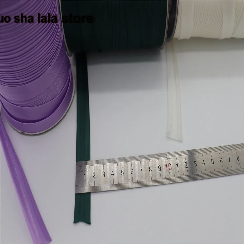 DIY 의류 재봉 및 트리밍용 새틴 바이어스 테이프, 바이어스 바인딩 단색, 90 야드 폴리에스터, 5/8 인치 (15mm)