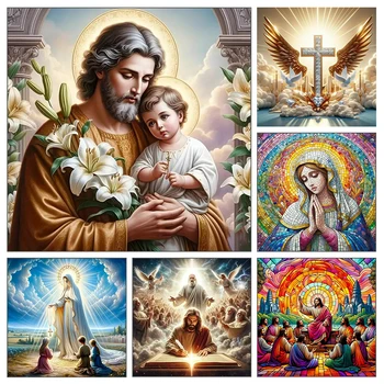 Jesus 5D Diamond Art 1