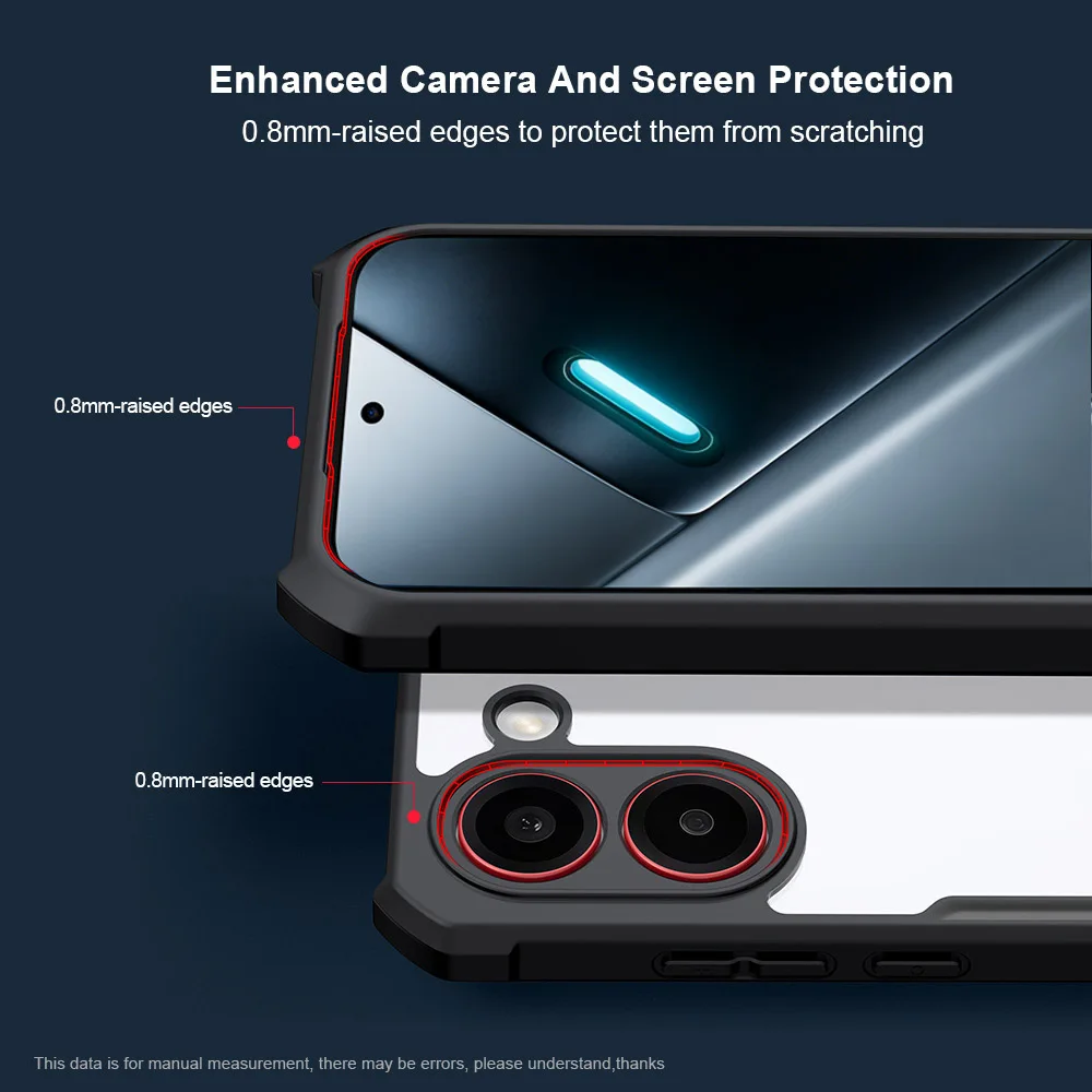 Shockproof Hard Back Acrylic Phone Case - Durable Protective Cover