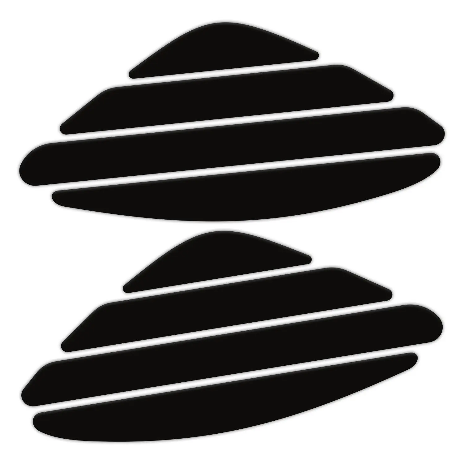 

GP Composite Universal Side Strip Sticker Pad Black