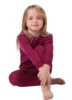 100% Merino Wool Kids Base Layer Set Merino Wool Top and Bottom Thermal Underwear Set Winter Warm Boys Girls Christmas Pajamas 3