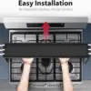 Stove Top Shelf, Kitchen Over Shelf for Stove, Stove Spice Rack for Top,  Kitchen Spice Organizer 3