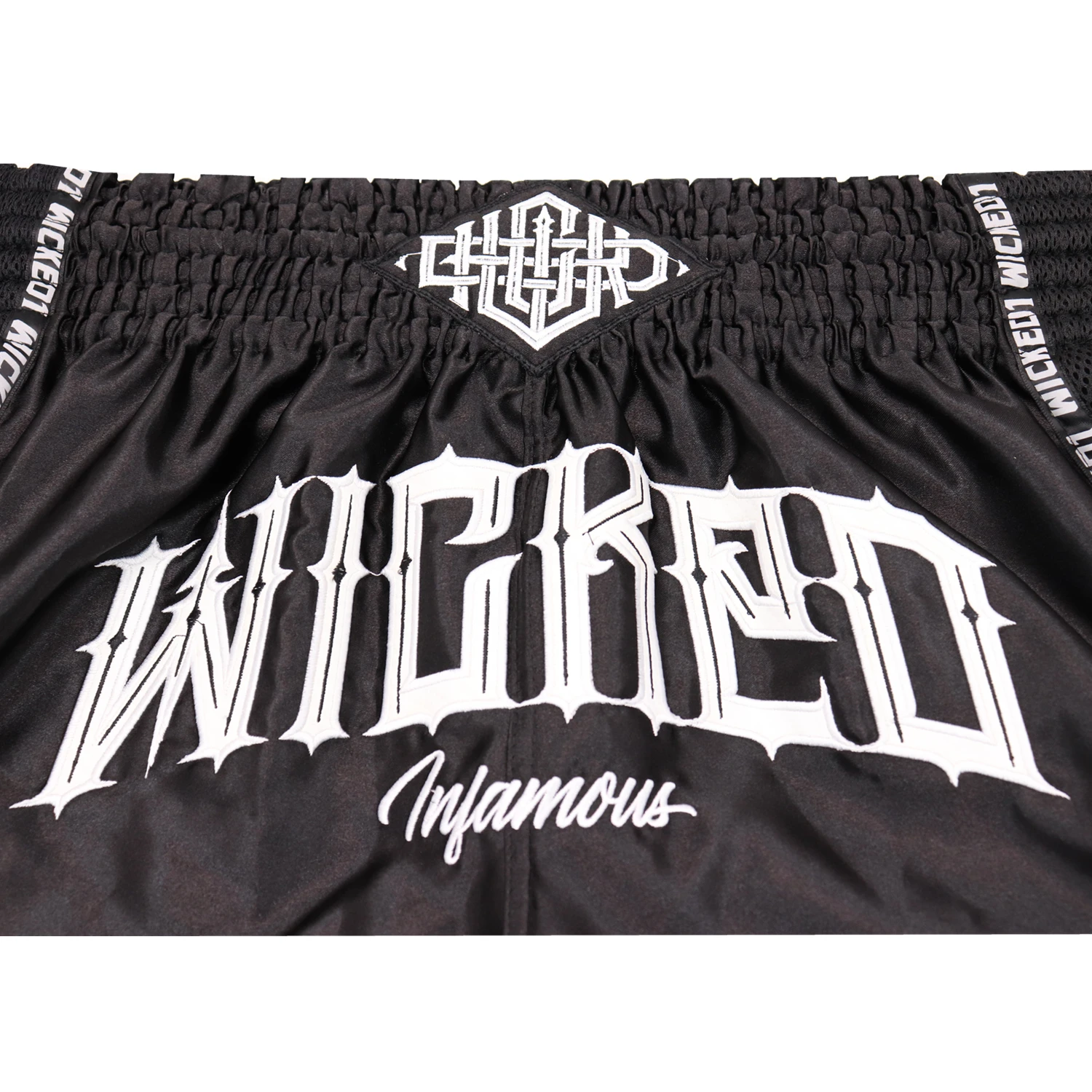 W12 match Muay Thai pants fighting shorts fitness Sanda training boxing suit sanda 4