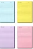 6pcs Morandi Color Notepad Schedule To Do List Sticky Notes Office Stickers Student Self-Adhesive Stickers Small Notebooks 5