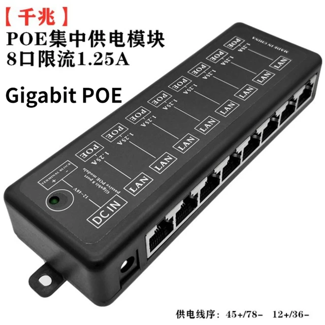 Gigabit 8Ports 1.25A