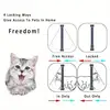 Pet Cat Door Hole Dog Door Hole Can Control Free Entry And Exit Pet Home Practical Two-way Door Safety Flap Door Pet Supplies 5