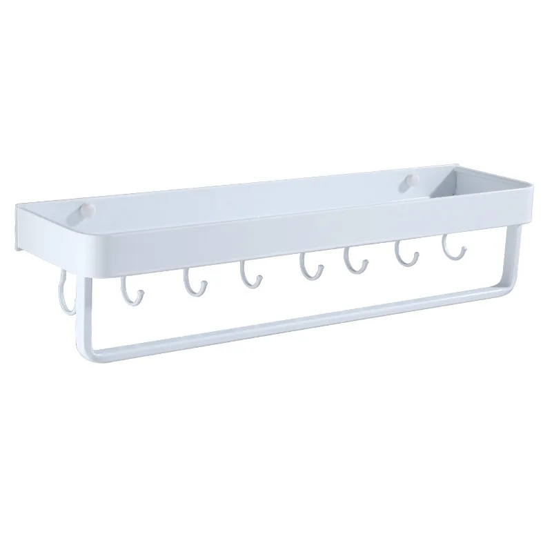 Kitchen Organizer Rack Aluminum Wall-Mounted Shampoo Cosmetic Shelves
