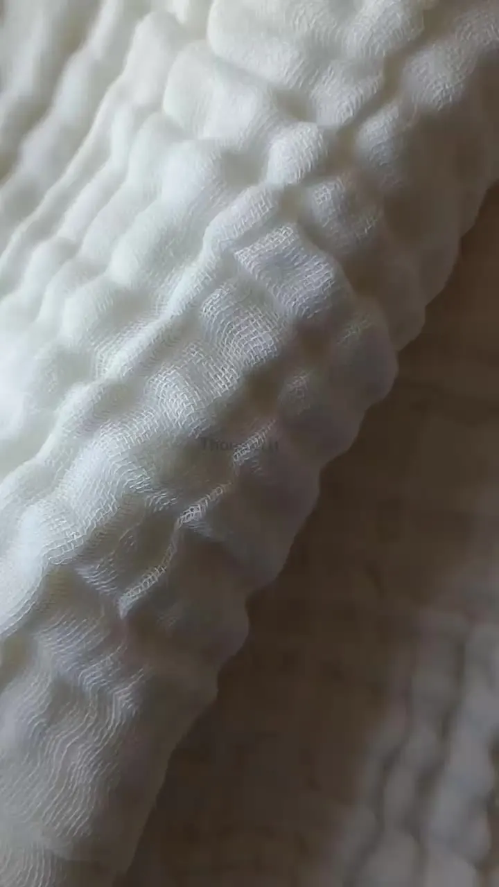 Thousxiu Детские белые хлопковые полотенца 110x110 см