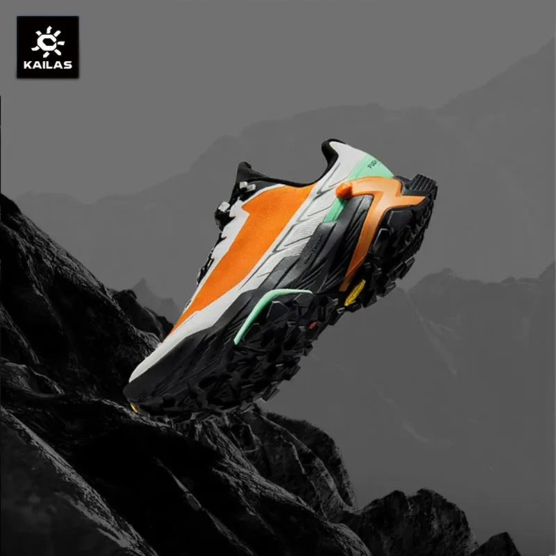 KAILAS DU zapatos de senderismo al aire libre para hombre, zapatillas con cordones, agarre potente, transpirables, cómodas, para correr, KS2313105