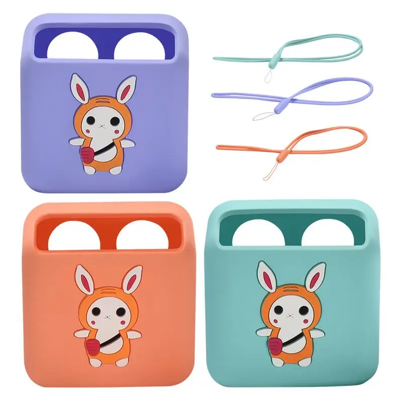 

Silicone Case Shockproof Anti-Slip Skin Cover with Lanyard Anti-Drop Portable Travel Skin Sleeve Dustproof for Yoto Mini Player