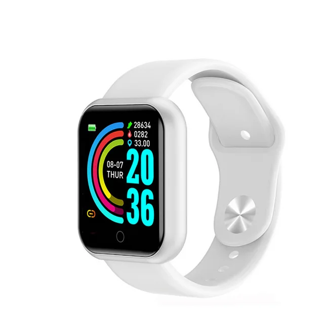 Smart Watch Fitness Tracker Bracelet Real Step Count Fashion Smart Sports Watch Fitness Tracker Android IOS Smart Bracelet Men's Waterproof