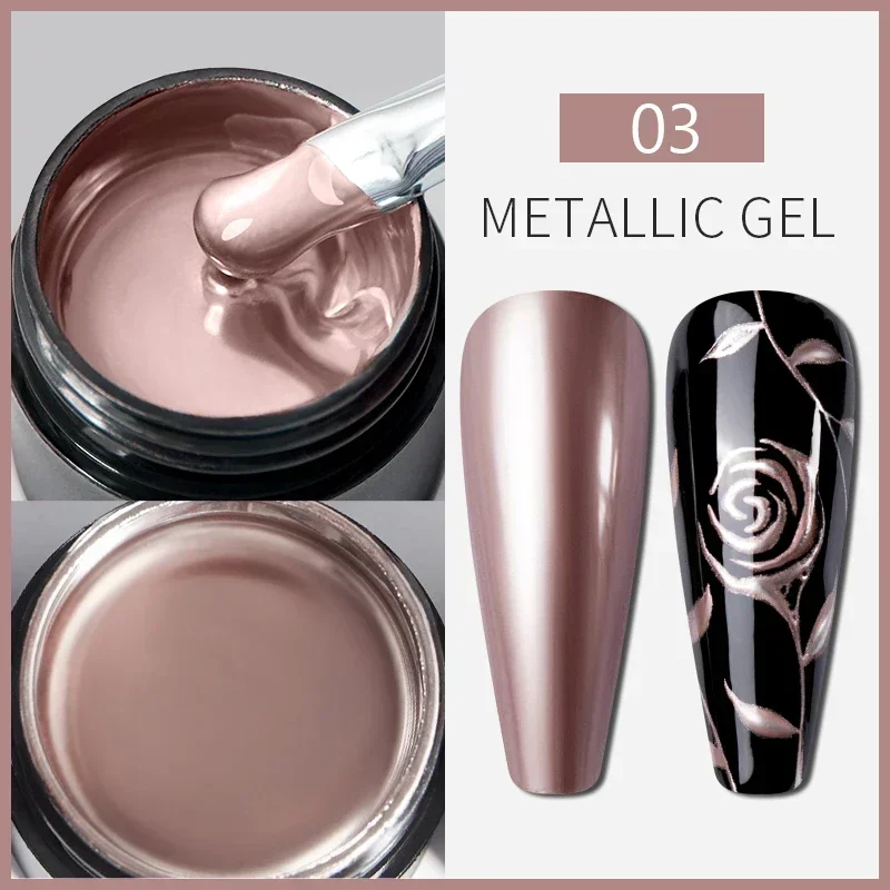 Metal gel Rose Gold