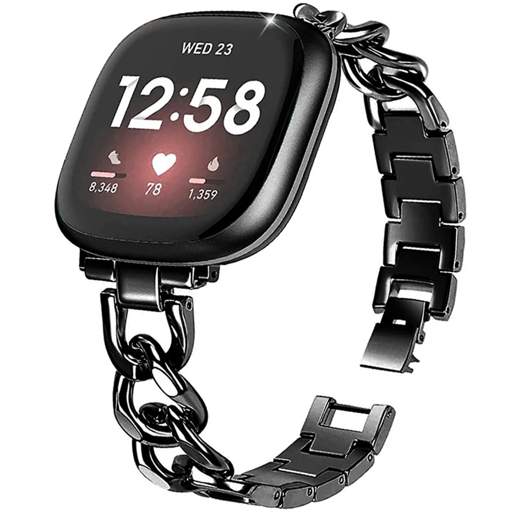 Elegant Chain Metal Watch Band