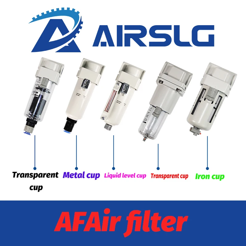 Air Filter Cup Smc tipo Auto Drain Af200001 Af50-06d-a m5 para Af2000-02d Bracket