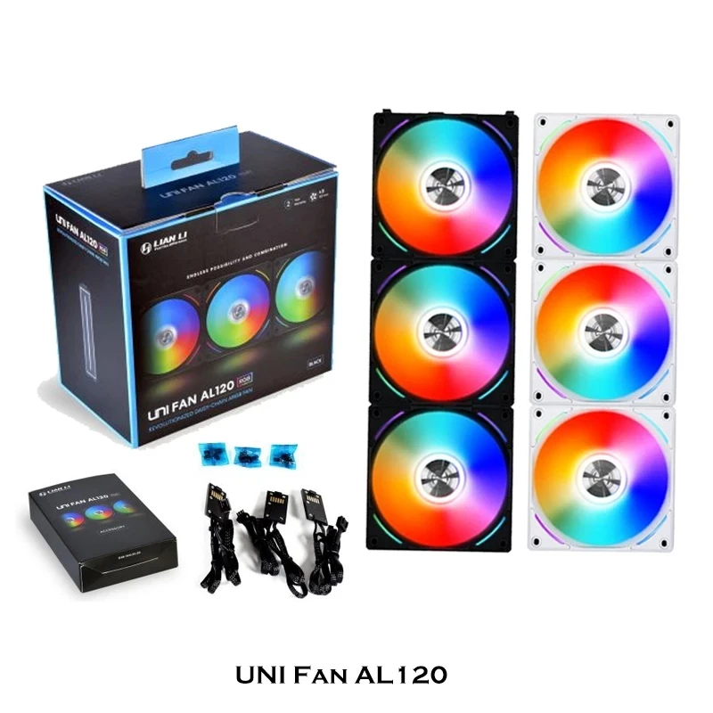 Lianli Uni Fan Sl120 140 Kit Ventilador Cabo Livre sem Fio Montar Módulo L-conectar Software Controle Designado Módulos de Cabo - Imagem 2