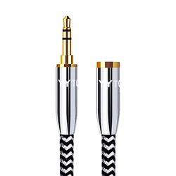 Premium 3.5mm AUX Stereo Audio Headphone Extension Cable - 0.5m (No Support Mic S)